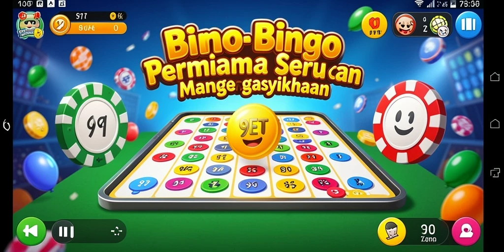 Screenshot gameplay Bingo yang seru dan penuh warna.