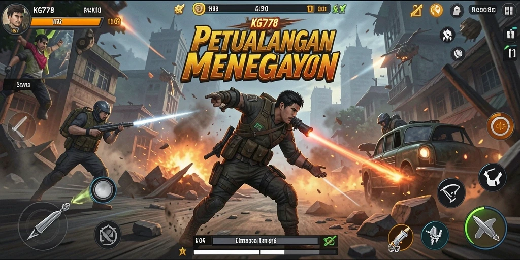 Tampilan gameplay KG778 yang menegangkan dan mendebarkan.