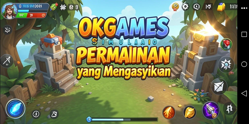 Tangkapan layar utama dari OKGAMES yang menunjukkan momen gameplay yang mendebarkan.