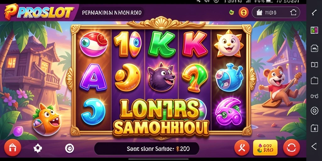 Tampilan menarik dari gameplay <strong>PROSLOT</strong> yang menyenangkan dan santai.